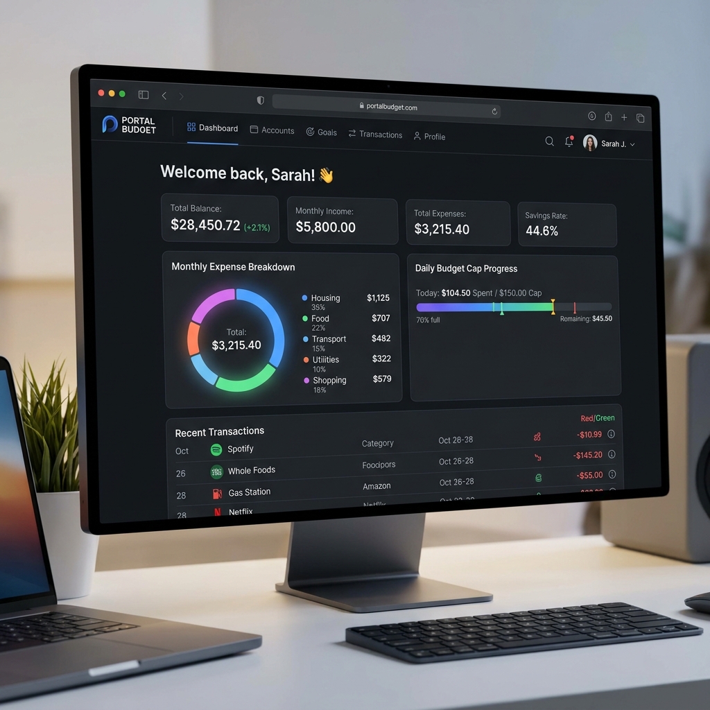 Portal Budget Finance Tracker